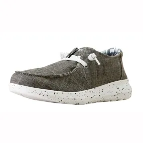 10050943 Ariat Men's Hilo Stretch Lace Shoe - Grey Noir
