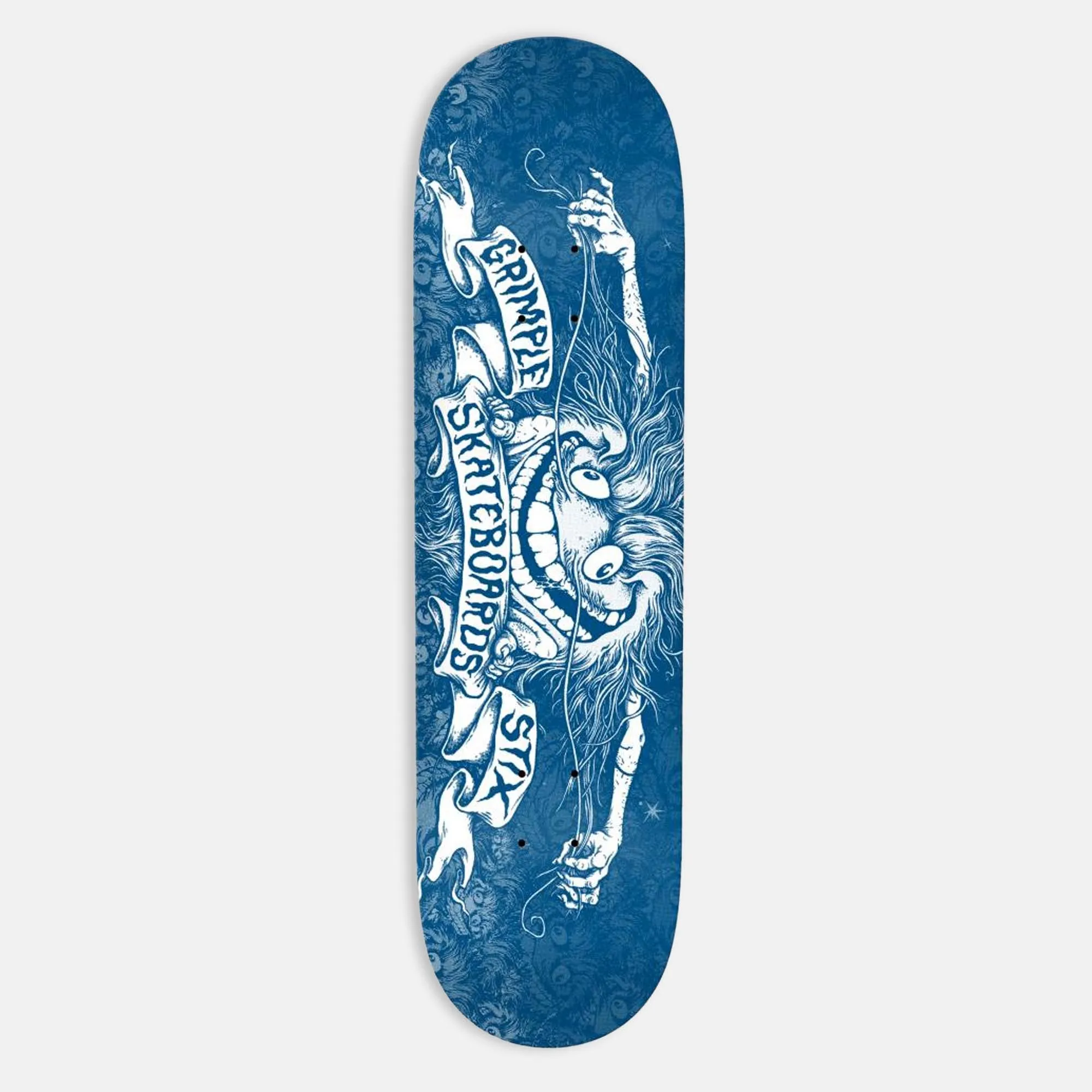 Anti Hero Skateboards - 8.06" Grimplestix Skateboard Deck - Blue / White