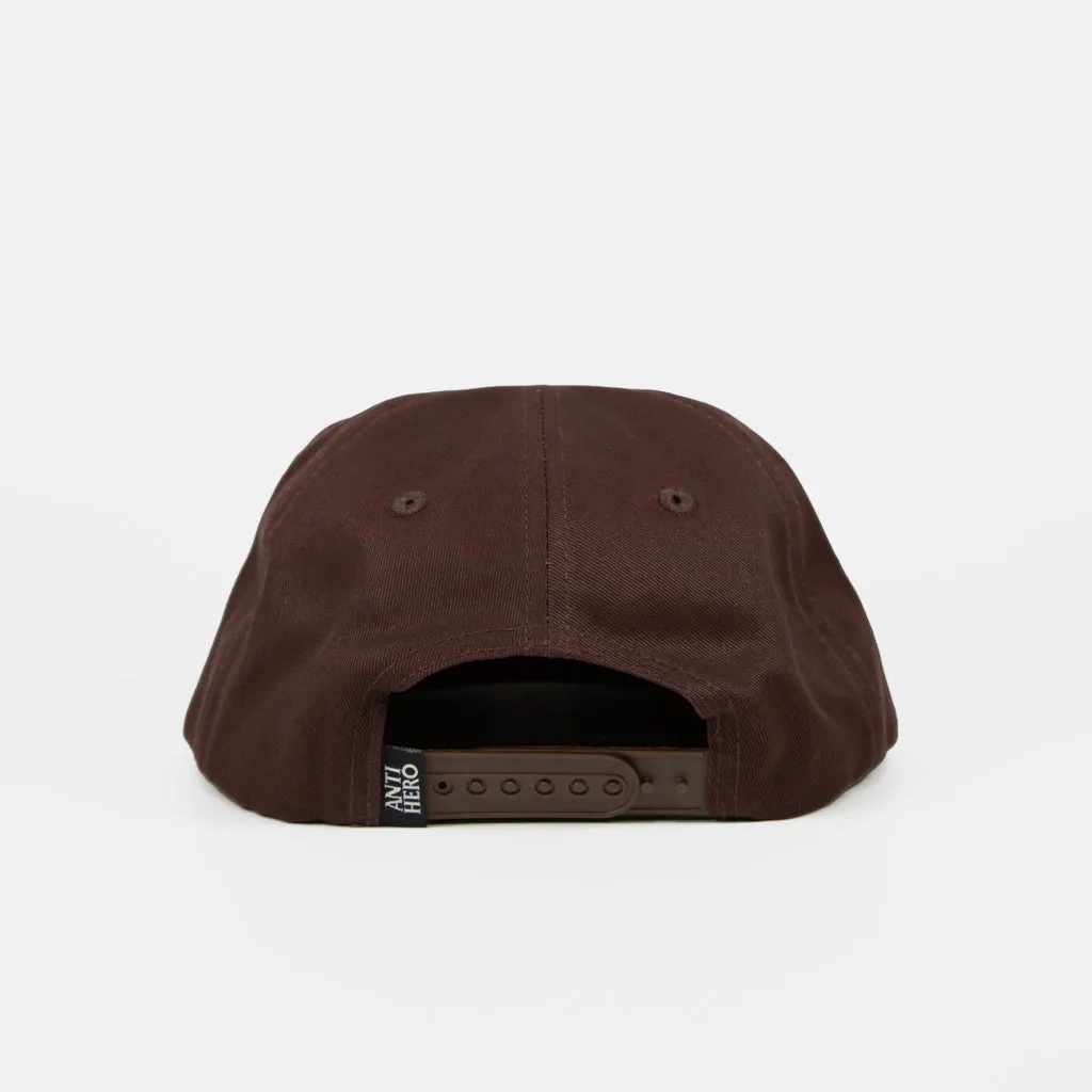 Anti Hero Skateboards - Pigeon Round Snapback Cap - Brown