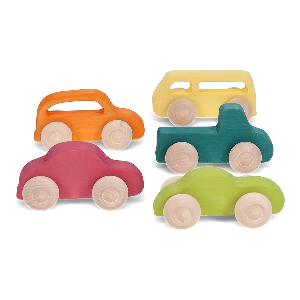 Authentic Grimm's Slimline Wooden Cars