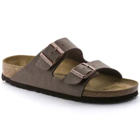 Birkenstock Arizona Birko-Flor Nubuck Stone Sandals Men's