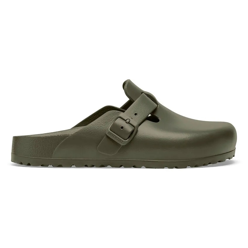 Birkenstock Khaki Green Boston EVA Plastic Clog Sandal