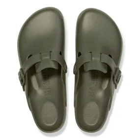 Birkenstock Khaki Green Boston EVA Plastic Clog Sandal
