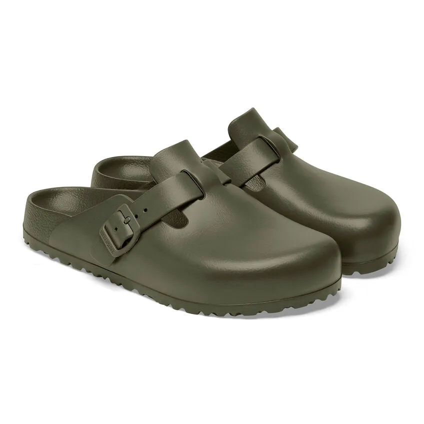 Birkenstock Khaki Green Boston EVA Plastic Clog Sandal