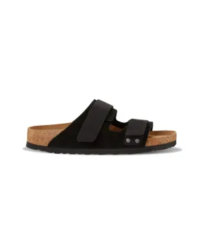 Birkenstock Uji Suede/Nubuck Leather Black Sandals