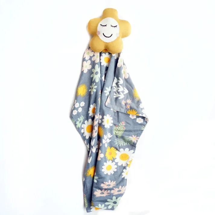 Blue Daisy Baby Lovey