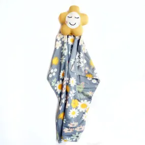 Blue Daisy Baby Lovey