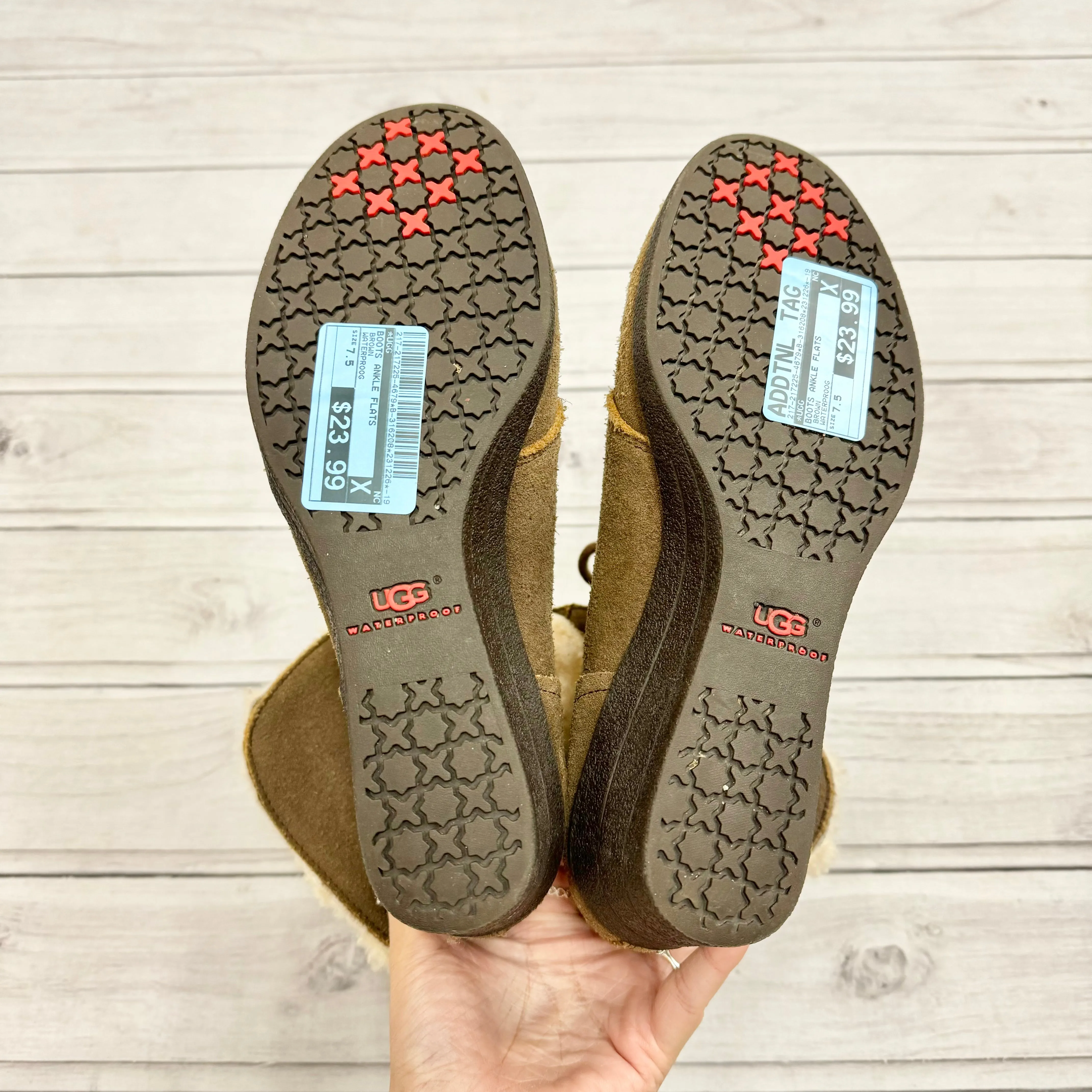 Boots Ankle Flats By Ugg  Size: 7.5