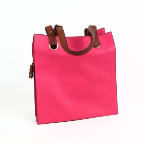Bright Pink Shopper Style Bag