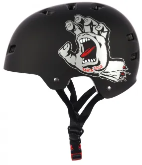 Bullet X Santa Cruz Skate Helmet Screaming Hand Matt Black