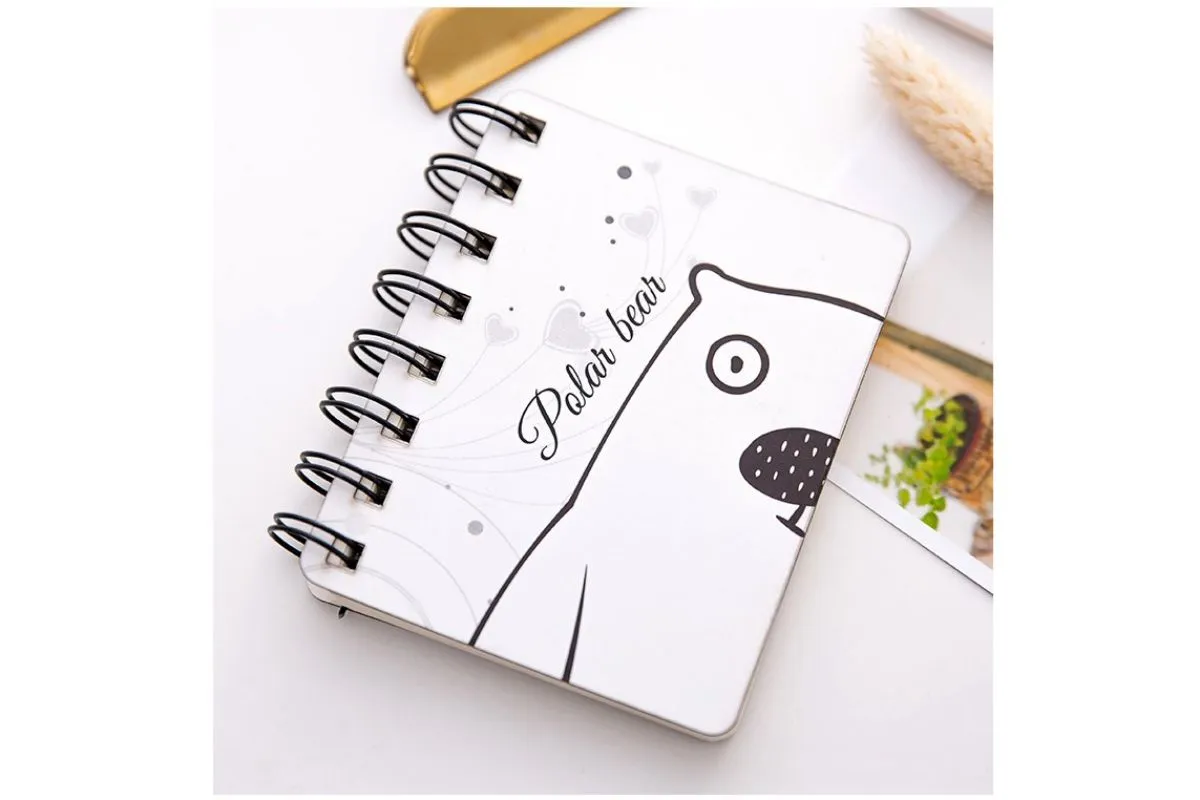 Cartoon Animal Mini Coil Notebook