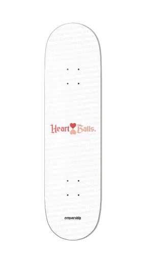 Censorship Heart & Balls 8.2 Skateboard Deck- Tabla