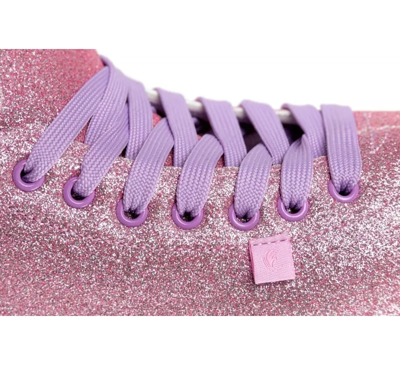 Chaya Melrose Pink Glitter Roller Skates