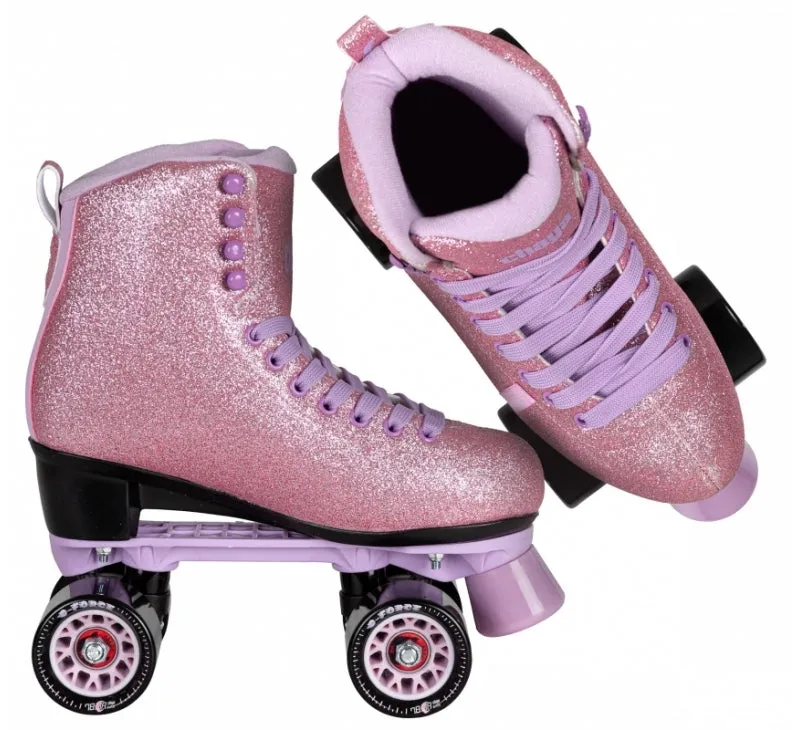 Chaya Melrose Pink Glitter Roller Skates