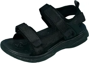 Children's Boys Summer Sports Sandals Hiking Beach Outdoor Open Toe Sports Sandals Boy Sandals (Black #1, 13.5 Little child)