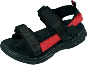 Children's Boys Summer Sports Sandals Hiking Beach Outdoor Open Toe Sports Sandals Boy Sandals (Red #1, 4.5 Big Kids)