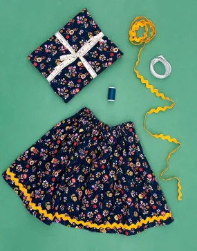 Corduroy Easy Gathered Skirt Children's Dressmaking Kit