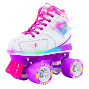 Crazy Skates Flash Roller Skates White 2018