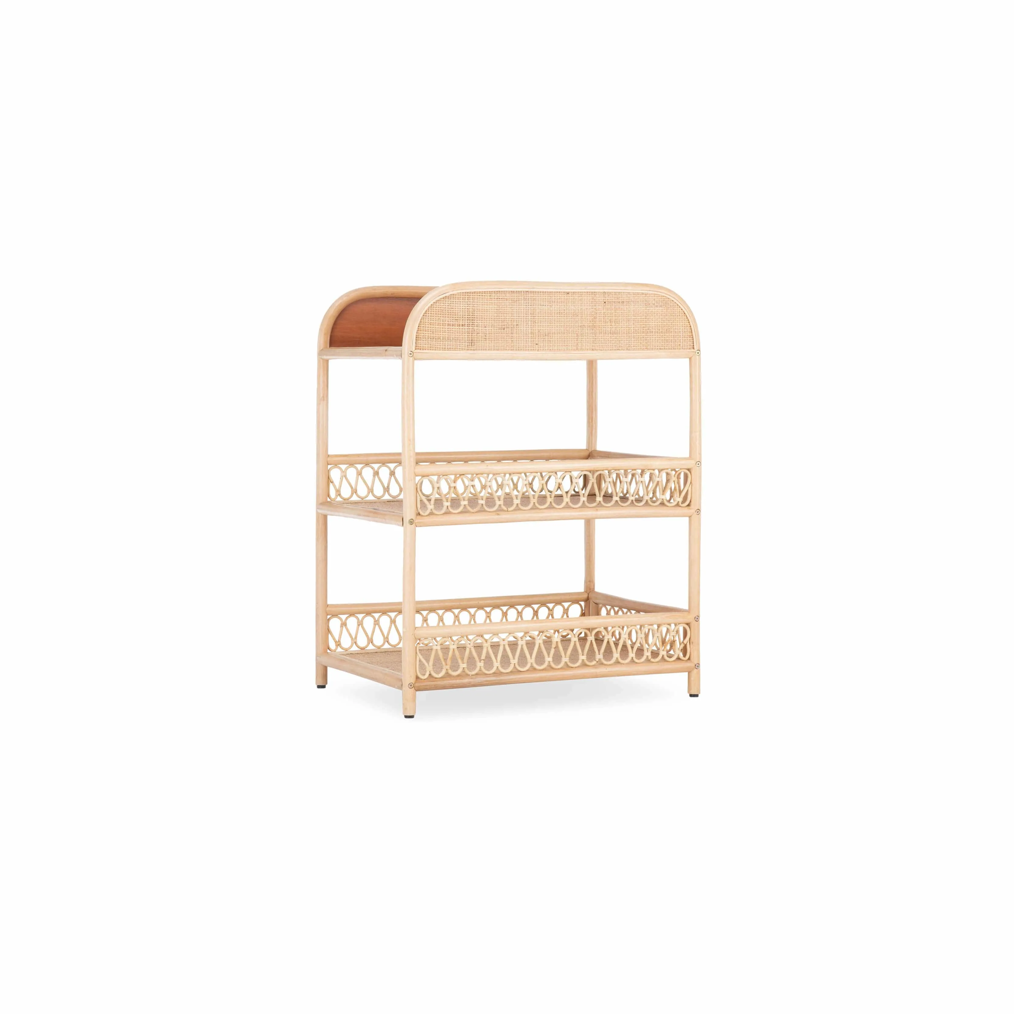 Cuddleco Aria 3pc Set Crib, Changer, Clothes Rail - Rattan