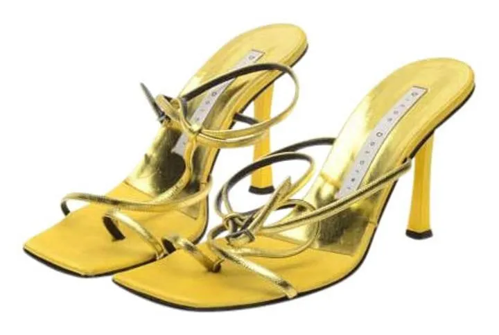 Diego Dolcini - Gold and Yellow Sandals - IT 38