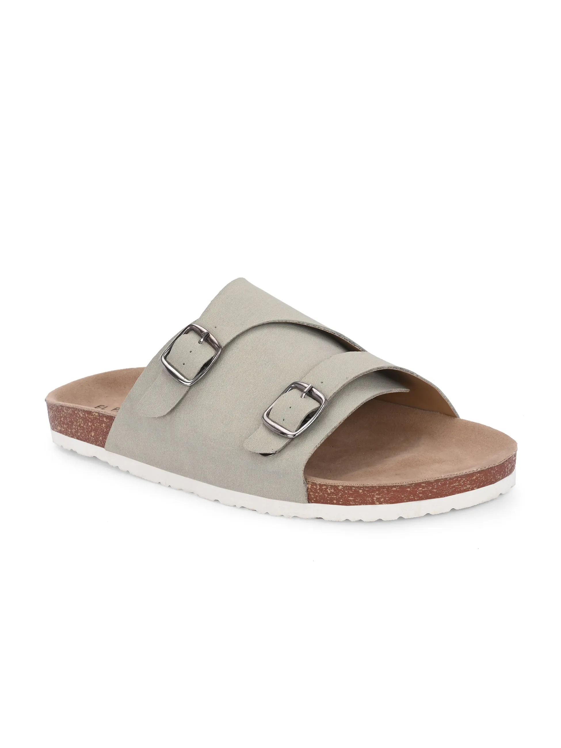 Ebony Dual-Strap Sandal