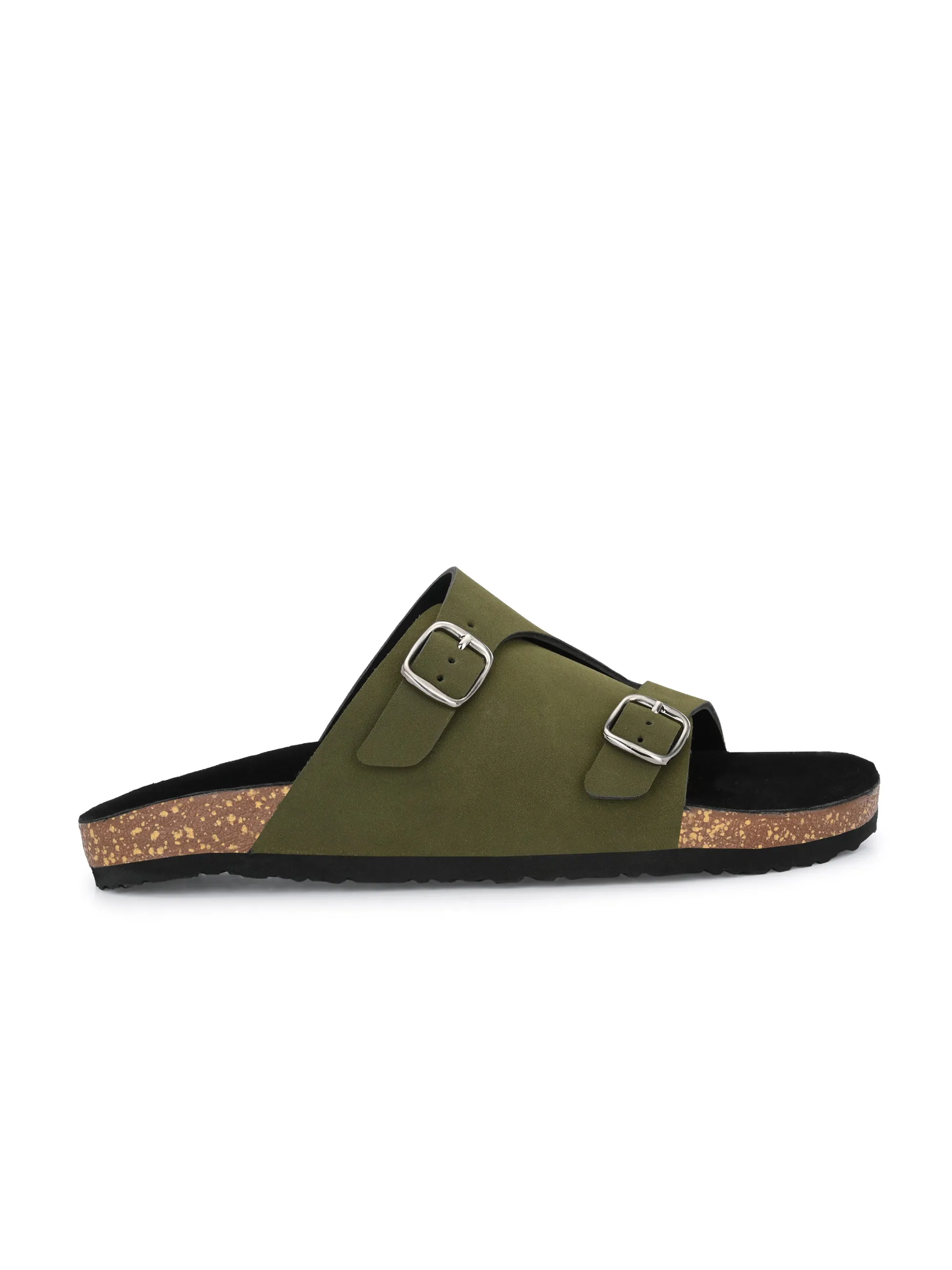 Ebony Dual-Strap Sandal