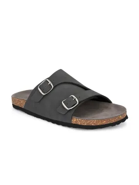 Ebony Dual-Strap Sandal