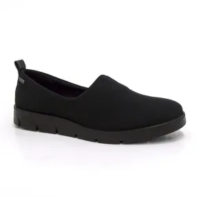 ECCO Women's Bella Ballerina Black Black Stretch/Lyra