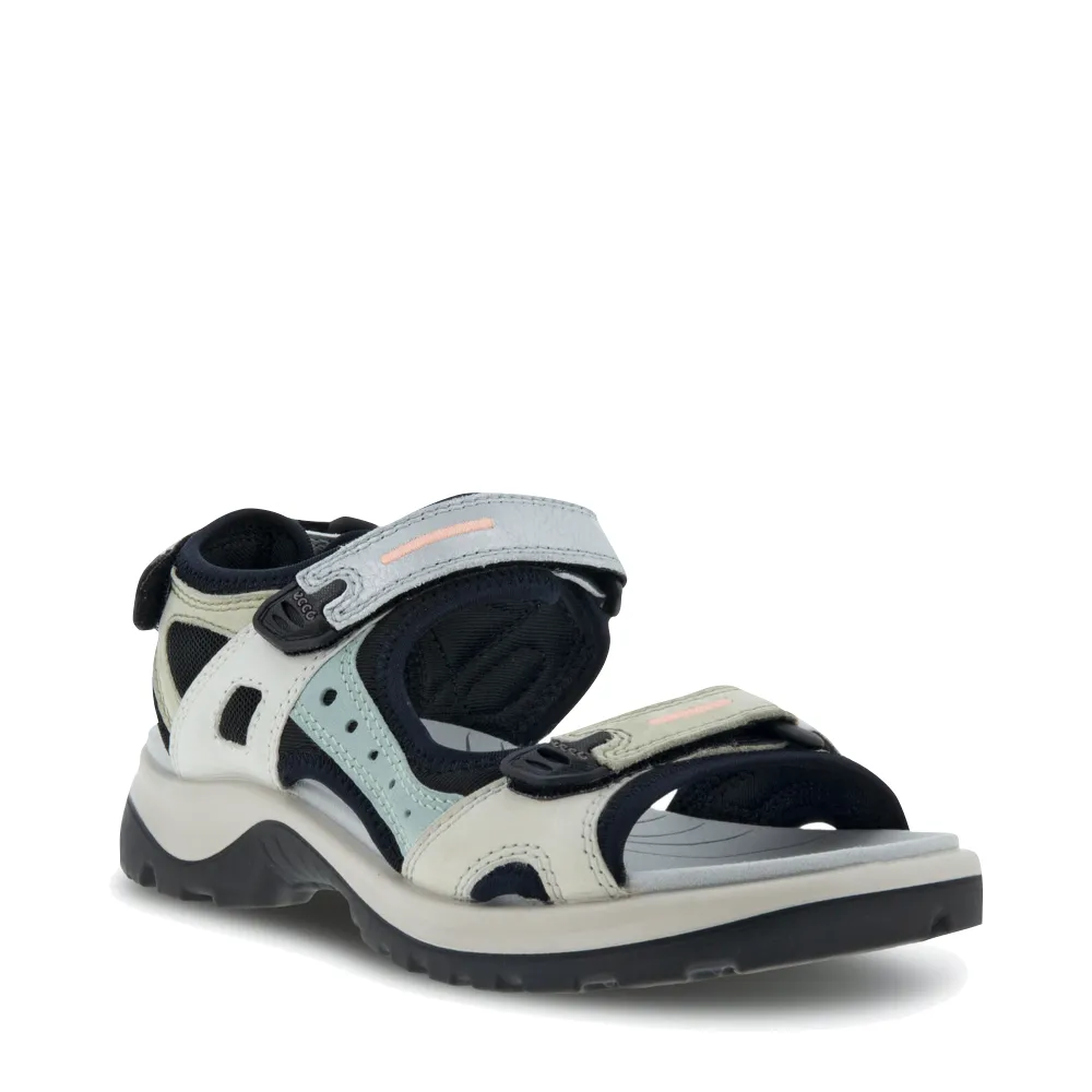 Ecco Women's Off Road Yucatan Anniversary Edition Sandal in Multicolor Sage