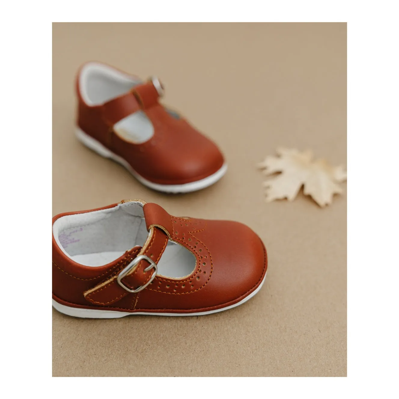 Gemma Leather T-Strap Mary Jane (Baby)