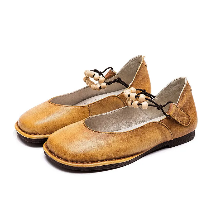 Gift Shoes Spring Handmade Women's Pink Flats