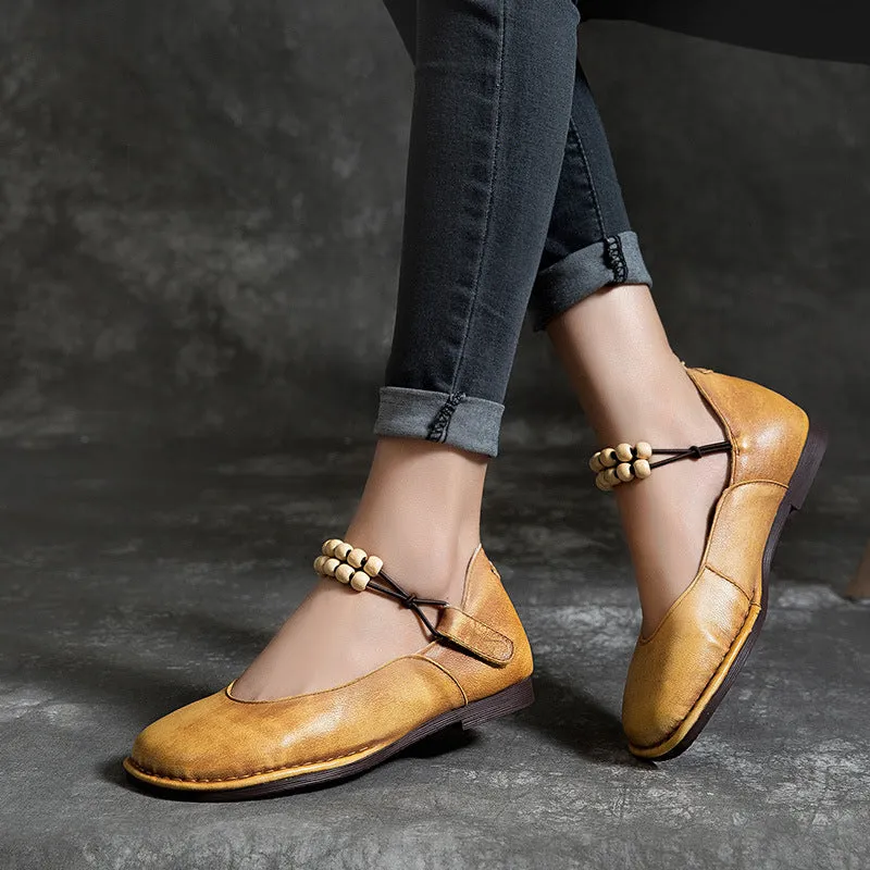 Gift Shoes Spring Handmade Women's Pink Flats