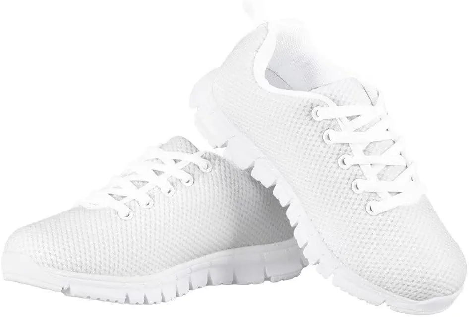 GIFTPUZZ Kids Walking Shoes Mesh Running Sports Sneakers Breathable Platform Flats