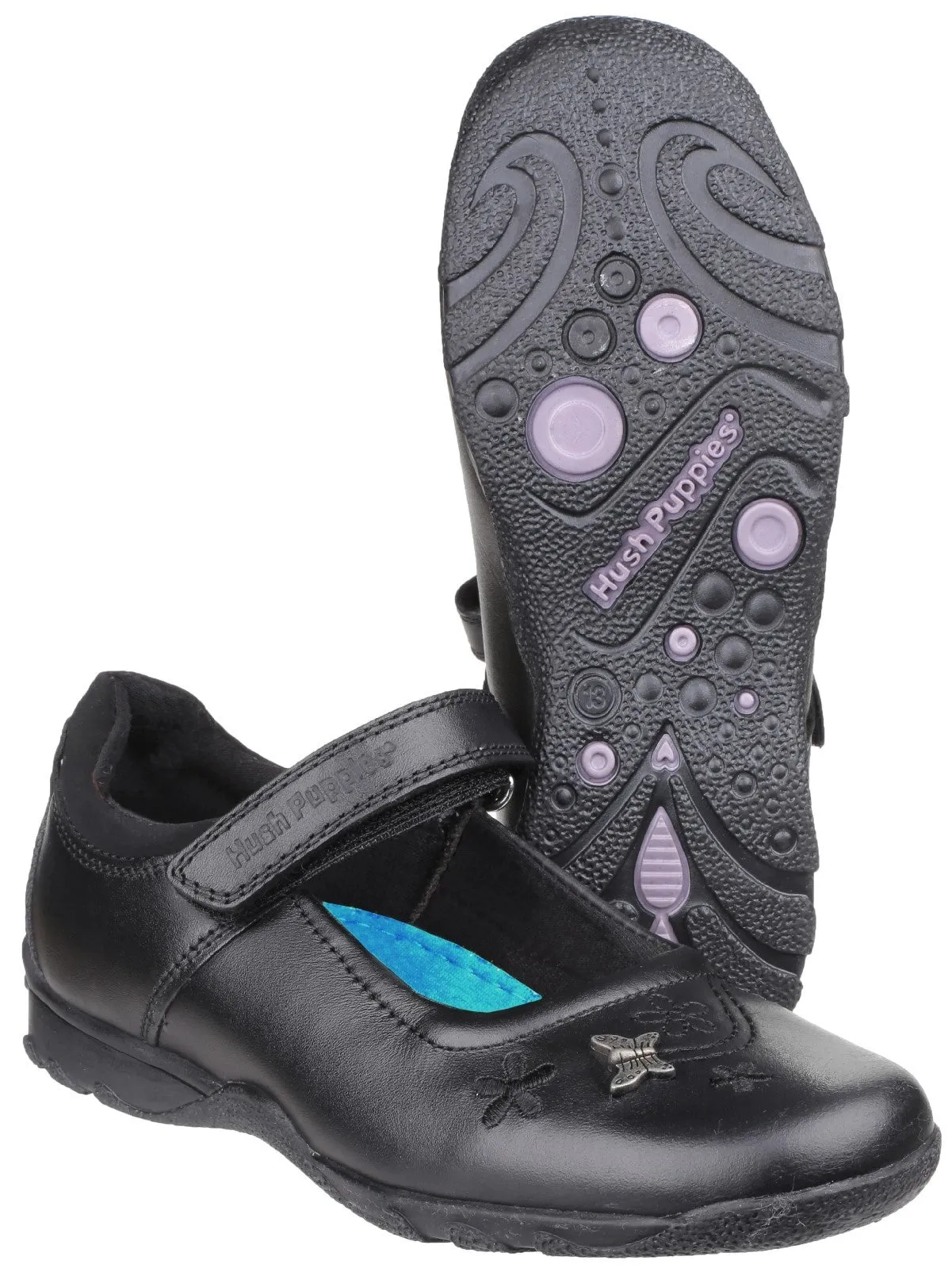Hush Puppies Clare Junior School Shoe