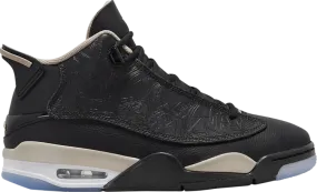 Jordan Dub Zero Black Fossil Stone Sneakers, black