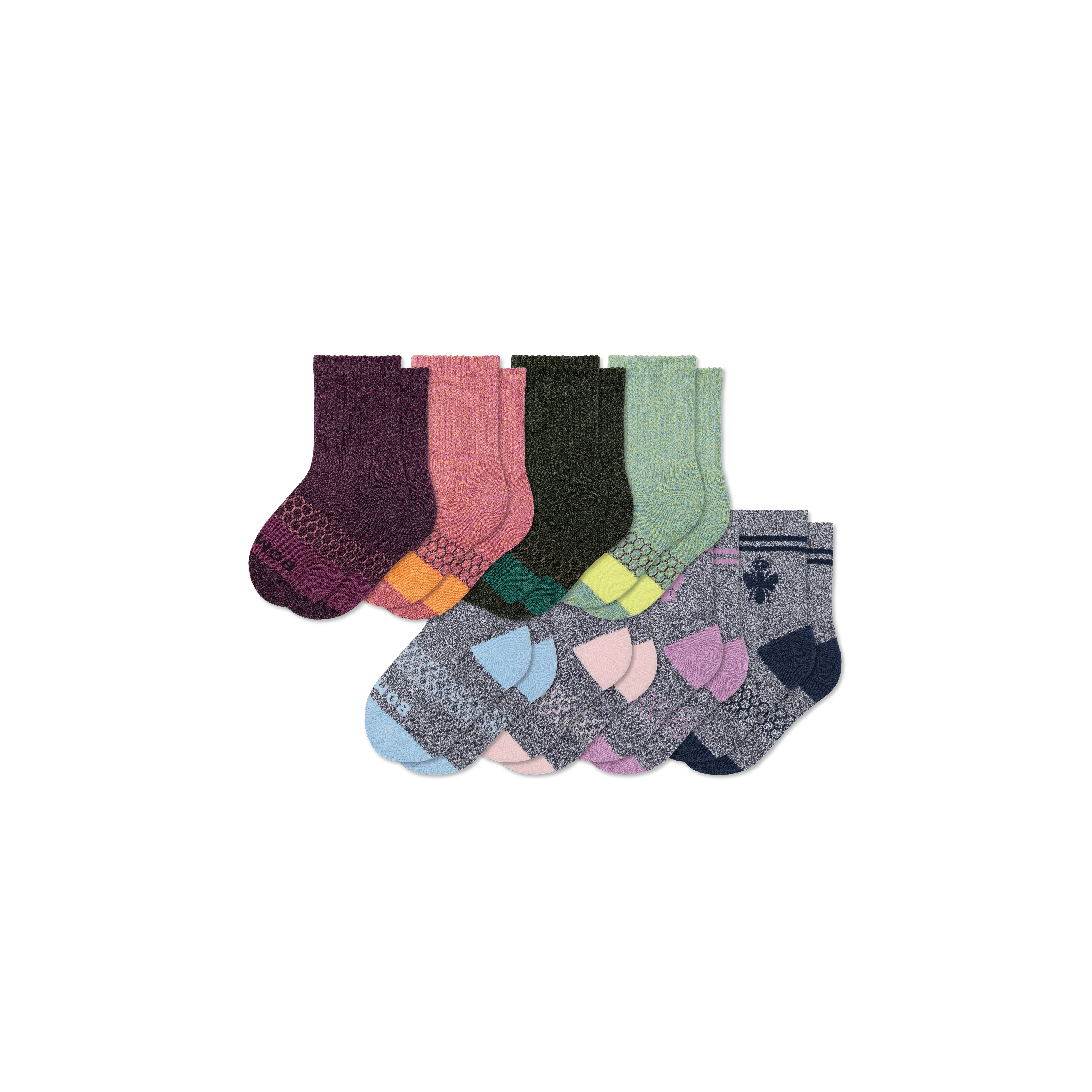 Junior Calf Sock 8-Pack
