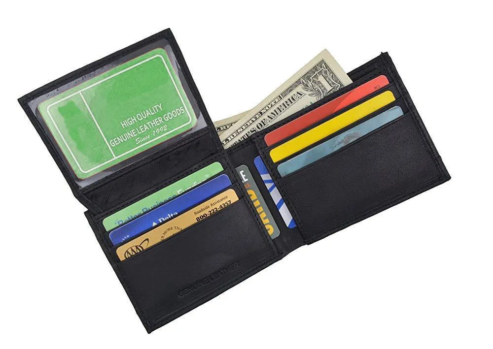 Leather Top Flap Camouflage Wallet