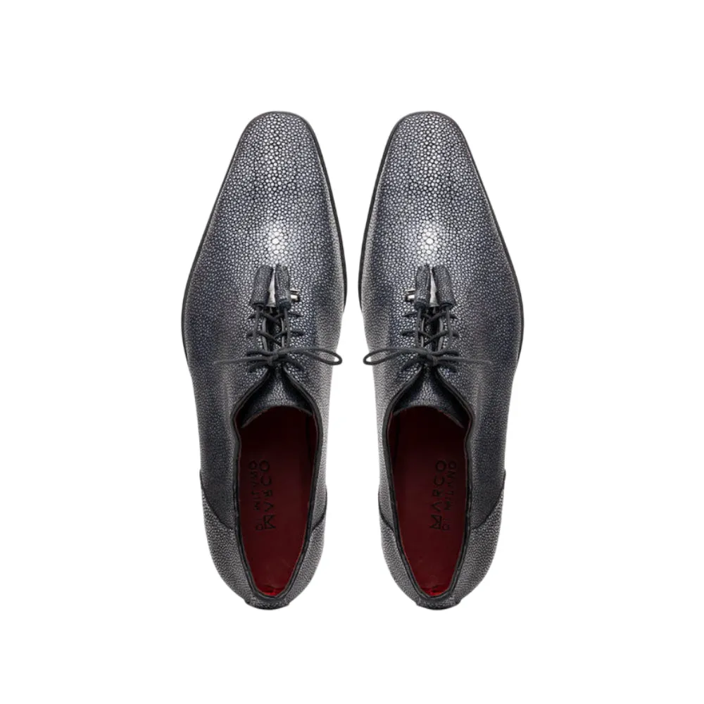 Marco Di Milano Pannuci Stingray and Leather Black