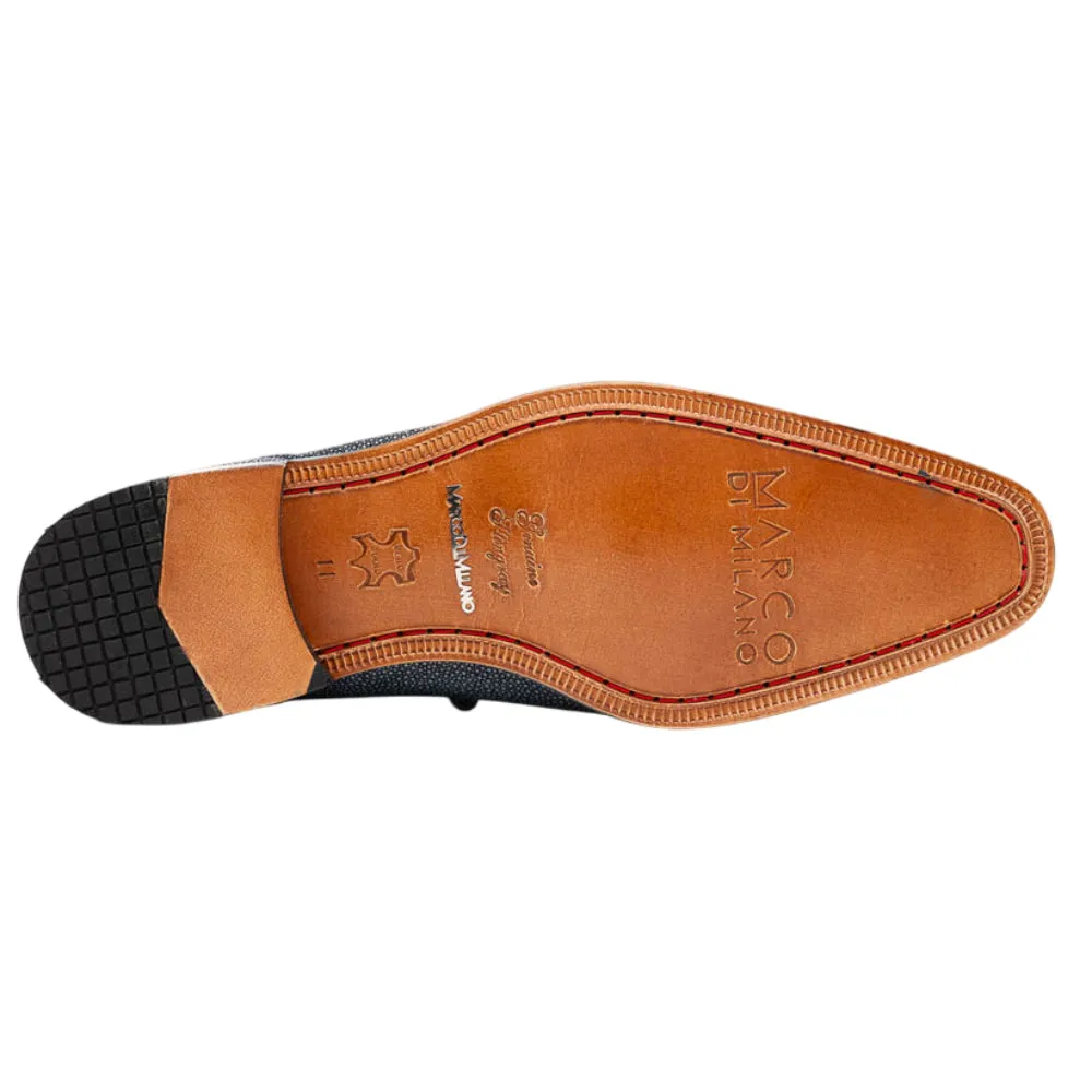 Marco Di Milano Pannuci Stingray and Leather Black