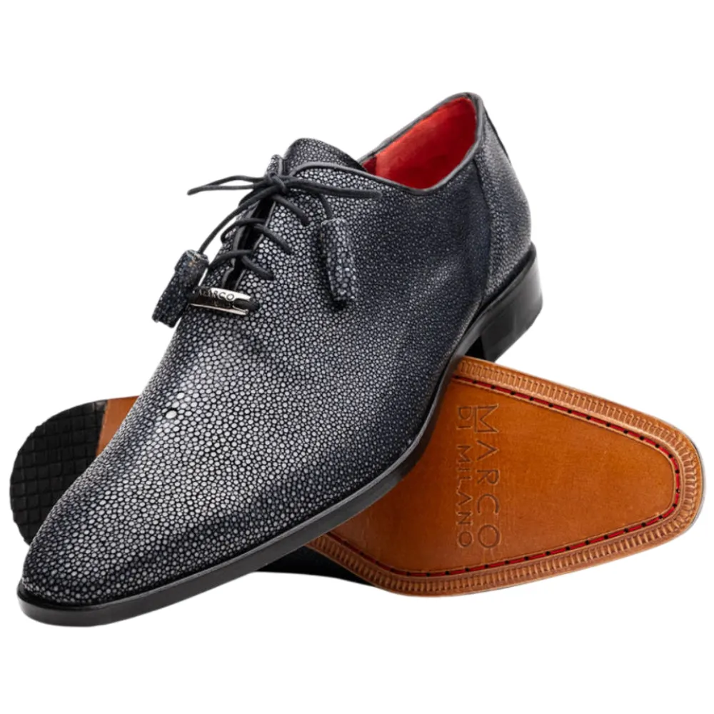 Marco Di Milano Pannuci Stingray and Leather Black