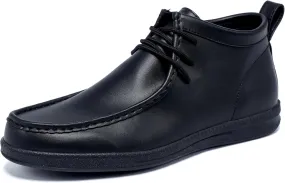 Men's Casual Loafers Fashion Lace-up Walking Shoes Classic Business Casual Shoes Men's Uniform Formal Shoes Women's Casual Walking Flat Shoes Outdoor Lightweight Slip On Driving Work Shoes