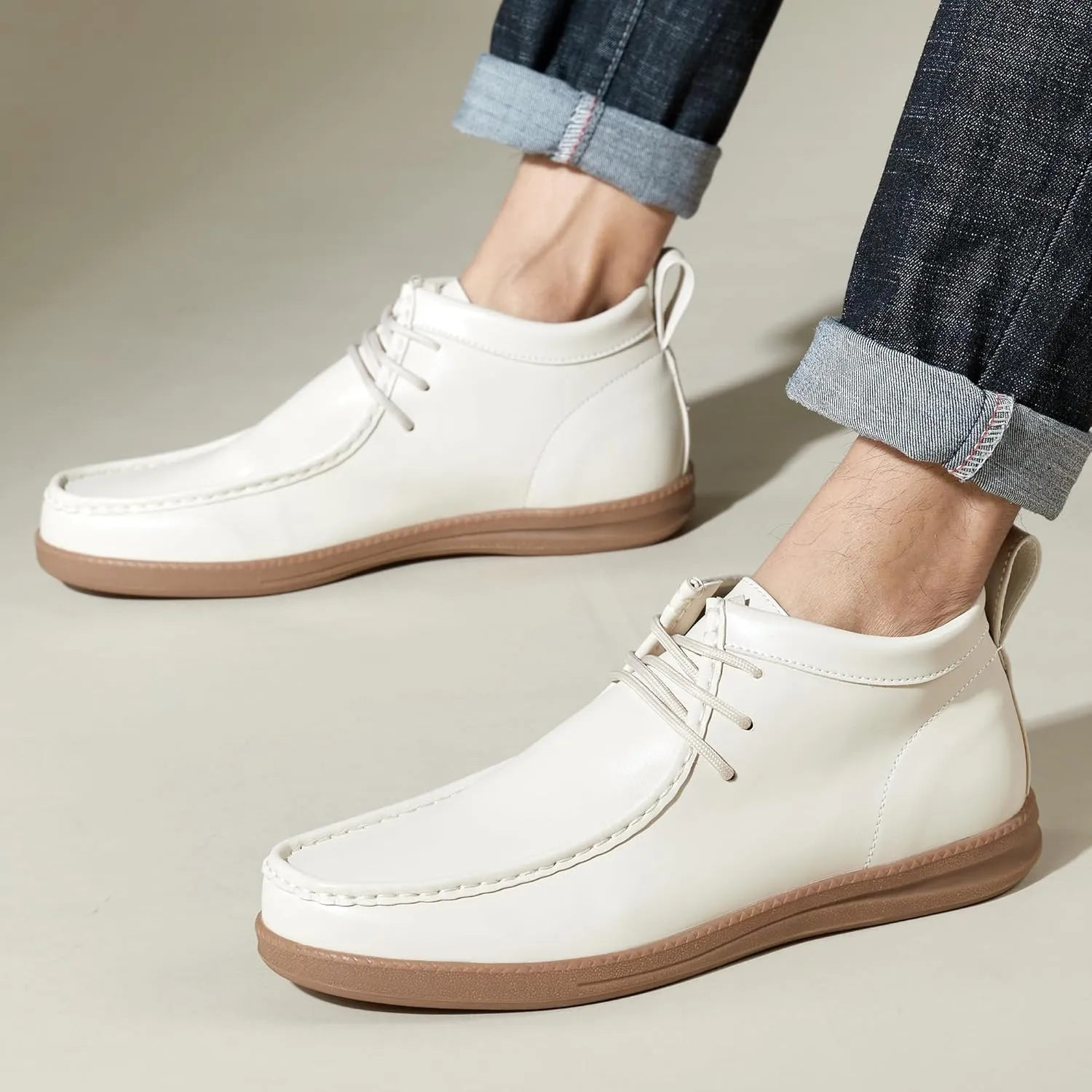 Men's Casual Loafers Fashion Lace-up Walking Shoes Classic Business Casual Shoes Men's Uniform Formal Shoes Women's Casual Walking Flat Shoes Outdoor Lightweight Slip On Driving Work Shoes