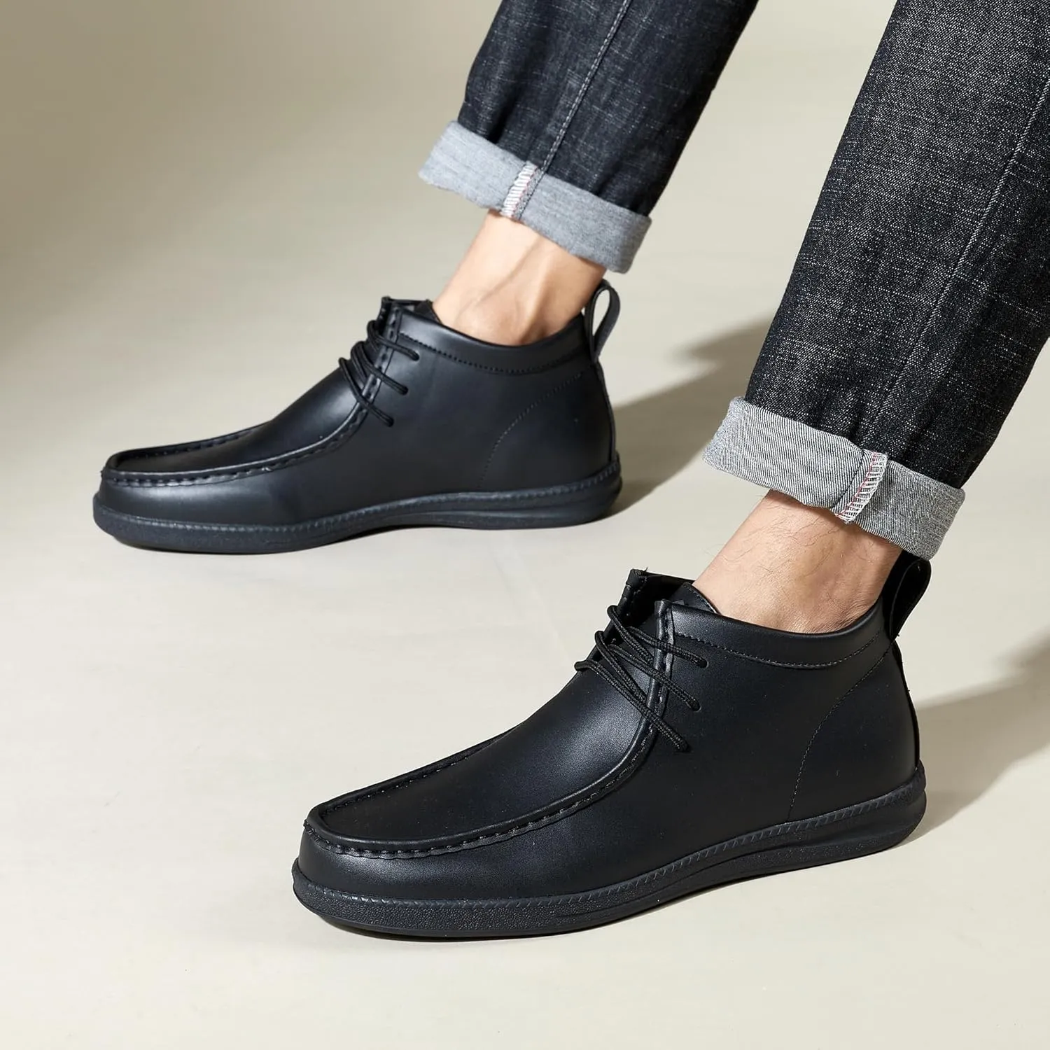 Men's Casual Loafers Fashion Lace-up Walking Shoes Classic Business Casual Shoes Men's Uniform Formal Shoes Women's Casual Walking Flat Shoes Outdoor Lightweight Slip On Driving Work Shoes