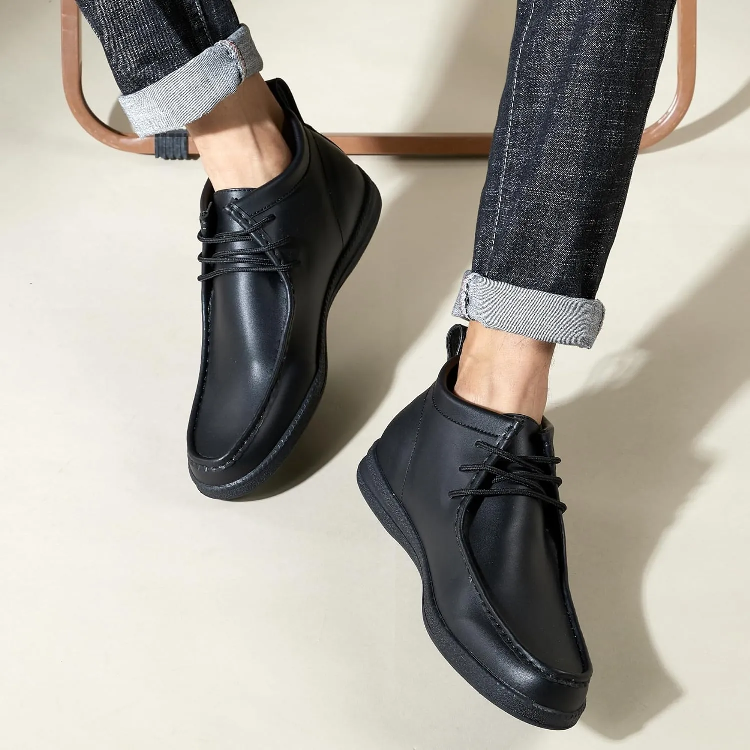 Men's Casual Loafers Fashion Lace-up Walking Shoes Classic Business Casual Shoes Men's Uniform Formal Shoes Women's Casual Walking Flat Shoes Outdoor Lightweight Slip On Driving Work Shoes