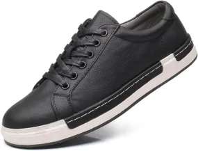 Men's Casual Shoes Lace Up Business Dress Sneakers Simple Leisure Oxford Shoes Men's Fashionable Casual Shoes