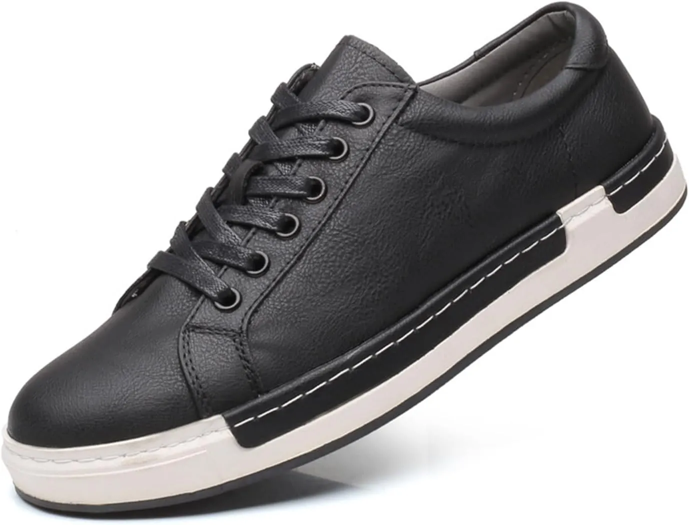 Men's Casual Shoes Lace Up Business Dress Sneakers Simple Leisure Oxford Shoes Men's Fashionable Casual Shoes