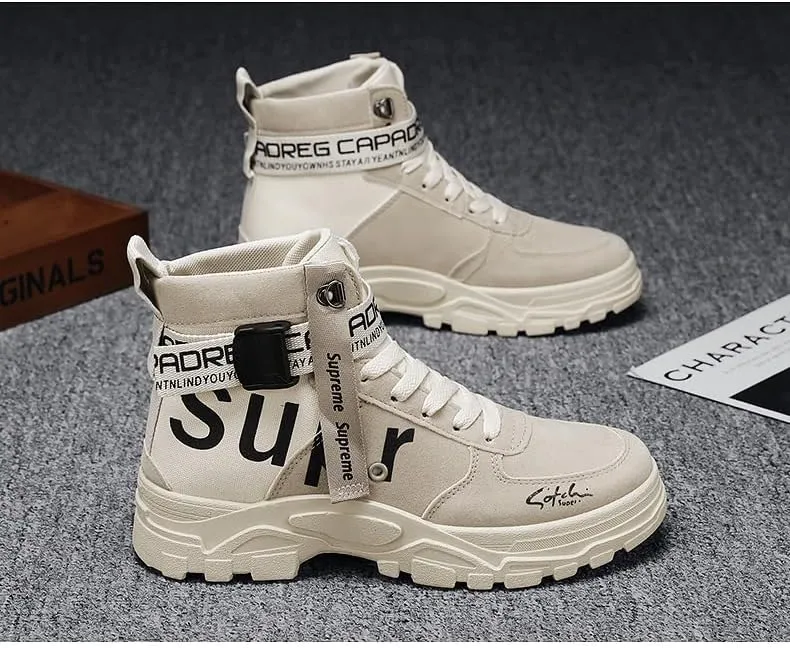 Men's Fashionable Sports Shoes, high top Walking Shoes, Outdoor Casual Sports Shoes, Men's Sports Ankle Sports Boots