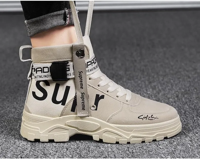 Men's Fashionable Sports Shoes, high top Walking Shoes, Outdoor Casual Sports Shoes, Men's Sports Ankle Sports Boots