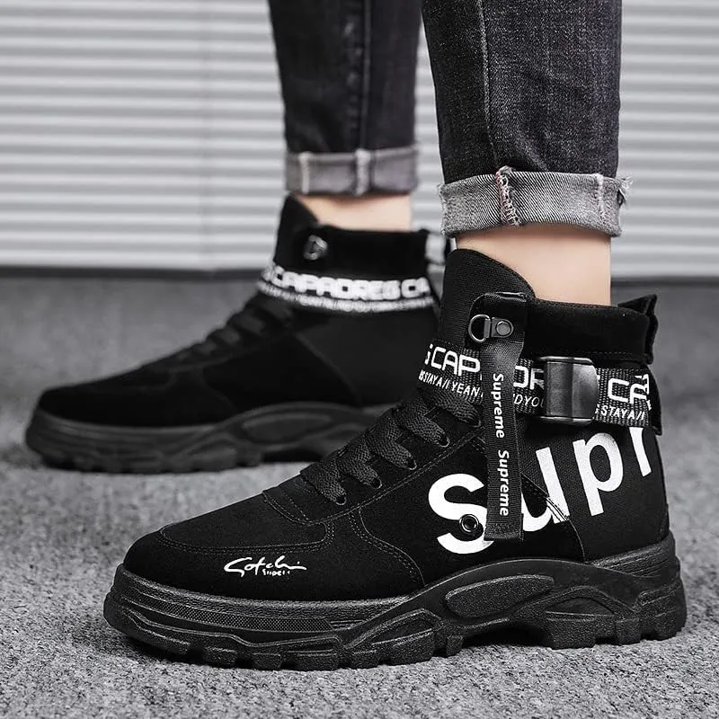 Men's Fashionable Sports Shoes, high top Walking Shoes, Outdoor Casual Sports Shoes, Men's Sports Ankle Sports Boots