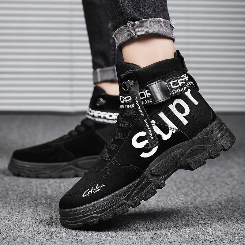 Men's Fashionable Sports Shoes, high top Walking Shoes, Outdoor Casual Sports Shoes, Men's Sports Ankle Sports Boots